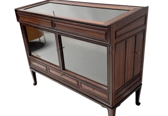 Art Deco Amsterdamse School Vitrine or display cabinet by Napoleon Le Grand